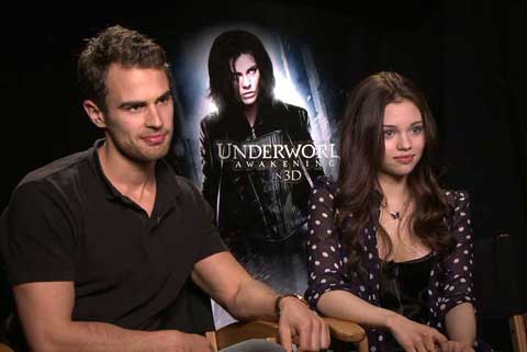 Theo James and India Eisley interview
